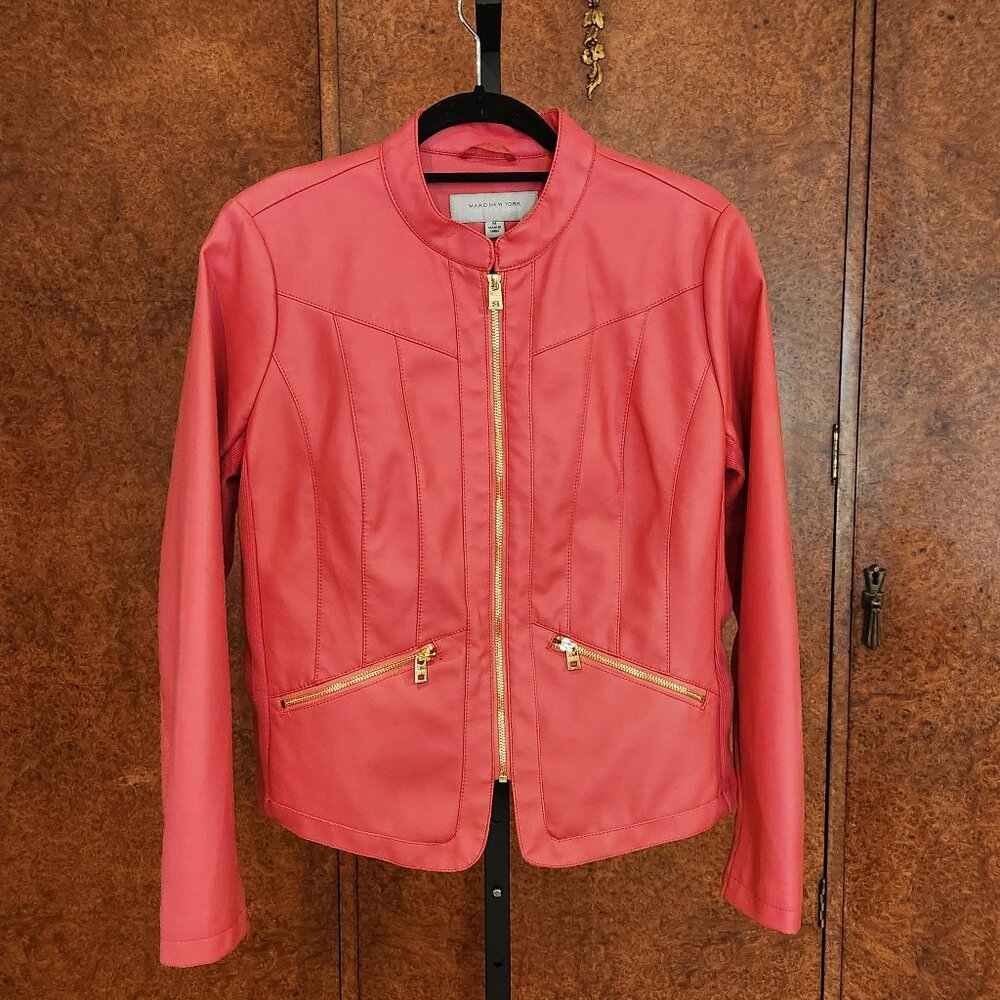 .NWOT - Faux Leather Biker-Style Jacket from Andrew Marc